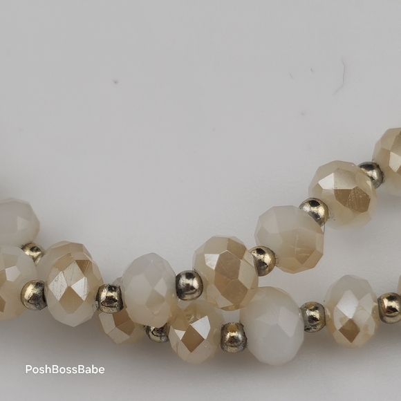 Handmade Crazy Lace Agate Pendant Necklace - Gold Accents, Natural Stone, 30" - Picture 12 of 16